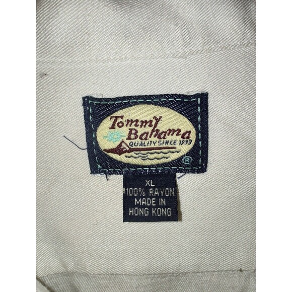 Tommy Bahama Tourist in Paradise Mens XL Shirt Hawaiian Vacation Beach Button - Picture 8 of 15